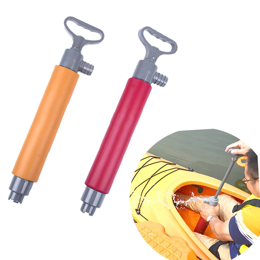 

Portable Hand Bilge Pump for Rowing Boats Canoe Kayak Boat Bilge Drainage Tool