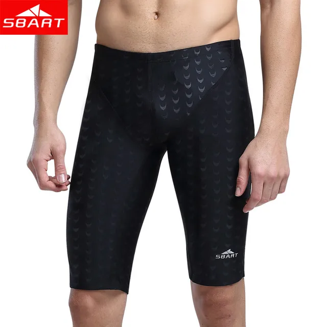 SBART Plus Size 5XL Swim Jammers Lycra Mens Competitive Swimwear Swimsuit Trunks