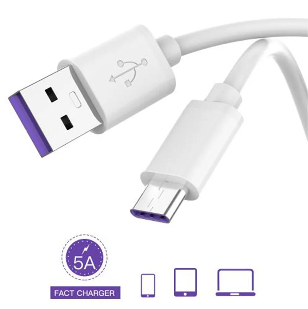 

Hot sale for Huawei USB 5A Type C Cable P20 Pro lite Mate 9 10 Pro P10 Plus lite V10 USB 3.1 Type-C Supercharge Super Charger