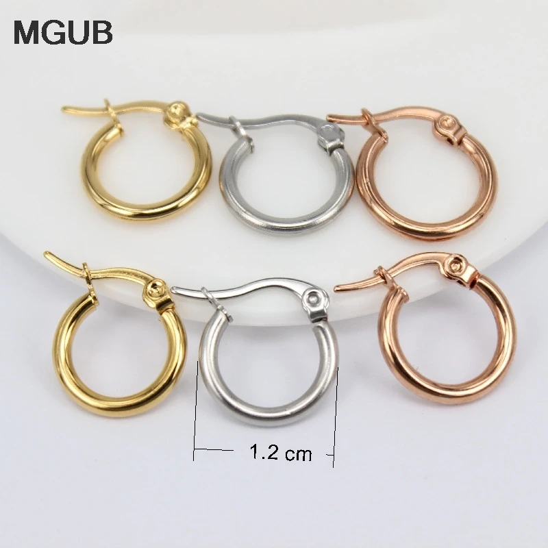 MGUB популярные серьги 10 мм-100 мм выбор(золото/серебро/розовое золото цвет) для женщин маленькие преувеличенные серьги