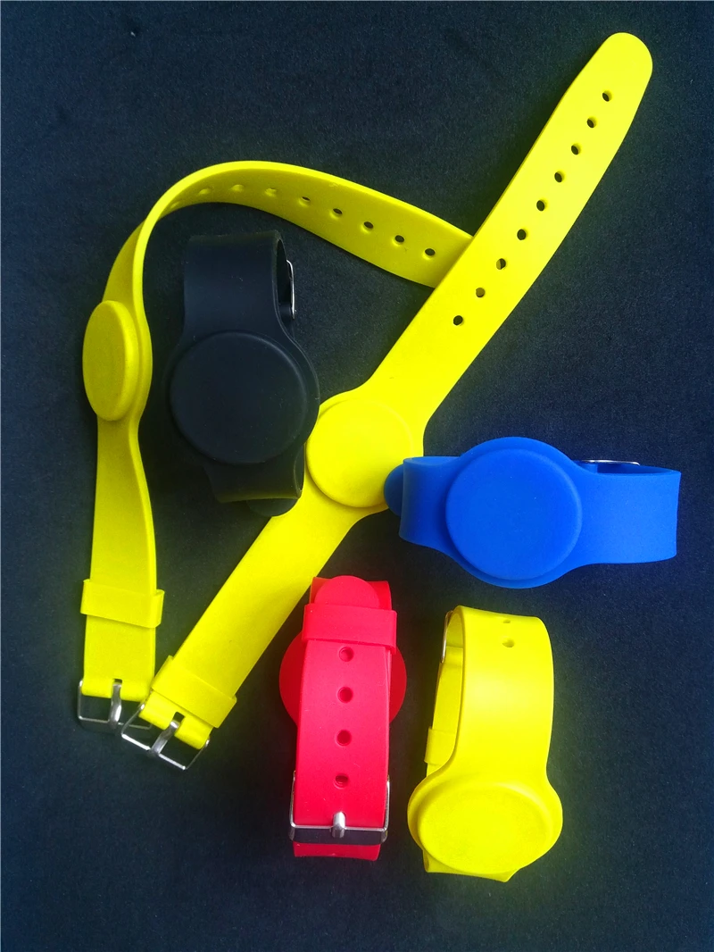 12 шт./лот 13,56 МГц FM11RF08 MF S50 1 K nfc-браслет браслет рчид IC браслет на запястье Регулируемый rfid-браслет