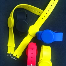 12 шт./лот 13,56 МГц FM11RF08 MF S50 1 K nfc-браслет браслет рчид IC браслет на запястье Регулируемый rfid-браслет