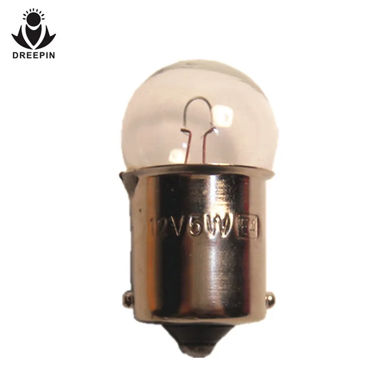 

DREEPIN G18 R5W 12V 5W ba15s car bulb door lights halogen lamp OEM quality clear/amber/blue 10pcs