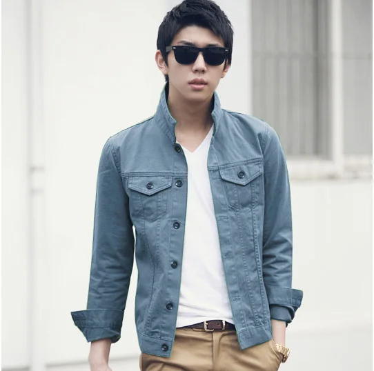 XXXL Men Denim Jacket Spring 