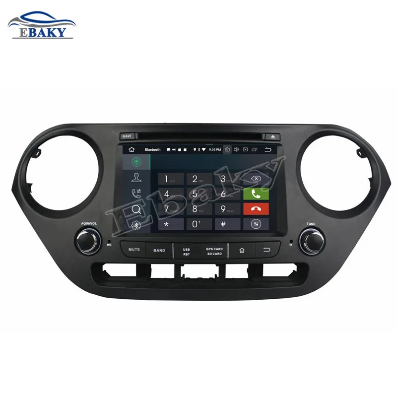 Perfect NaviTopia 7inch 4GB RAM 64GB ROM Octa Core Android 9.0 Car DVD Player For HYUNDAI  I10 2014-2015/GPS 17