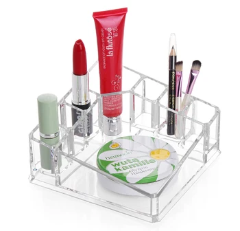 

Clear Makeup Case Cosmetic Organizer Jewelry Holder Storage Acrylic Cabinet Box
