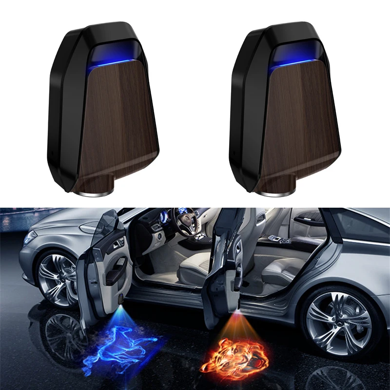 

2PCS Universal LED Car Door Welcome Light for BMW Volkswagen Hyundai Kia Logo Laser Projector Night Atmosphere light Lamp NEWEST