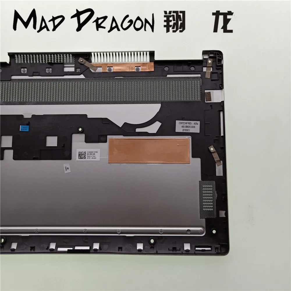 Новая Оригинальная Нижняя крышка для ноутбука Dell Inspiron 13 7370 7373 7380 серебристый 0R58VX