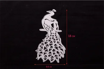

Peacock Metal Cutting Dies For Scrapbooking Stencils DIY Photo Album Cards Decoration Embossing Folder Die Cuts Template