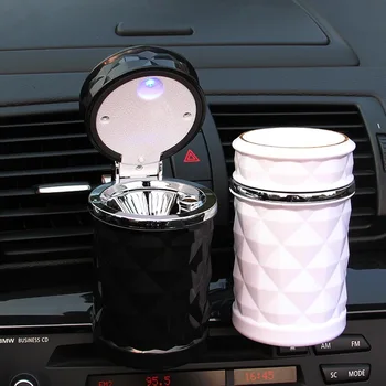 

Car Accessories Cendrier Voiture Popielniczka Portable LED Automotivo Car Ashtray Universal Interior Styling Mini Carro Cinzeiro