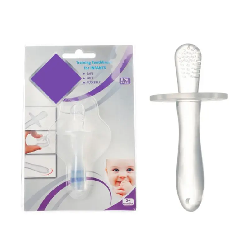 

Soft Silicone teething toys Safe Guard Pain Relief Tool Kids Teether Gift