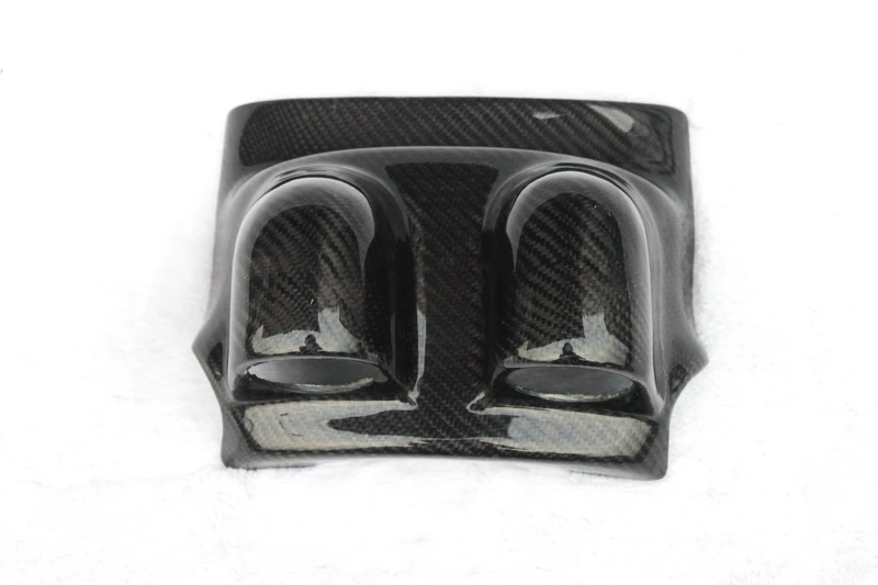 2008-2012 Mitsubishi Lancer Evolution X Steering Wheel Twin Gauge Pod CF Option in 52mm or 60mm (2)