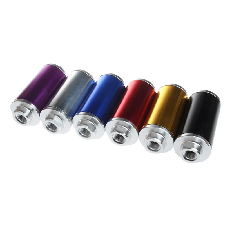 RASTP-Aluminum high flow fuel filter with 100 Micron element steel high pressure performance With 3 Fittings RS-FP002