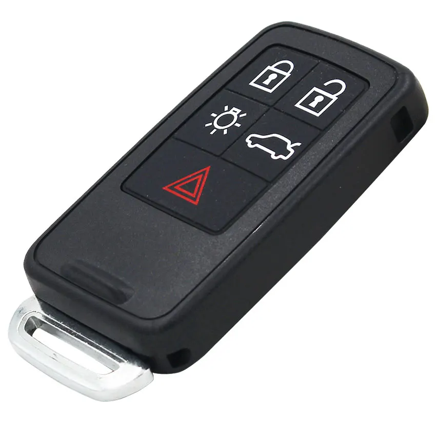 Новая замена 5 кнопочный дистанционный ключ автомобильный смарт ключ-брелок KYDZ 434 МГц ID46 чип для Volvo XC60 S60 S60L V40 V60 S80 XC70 необработанное лезвие
