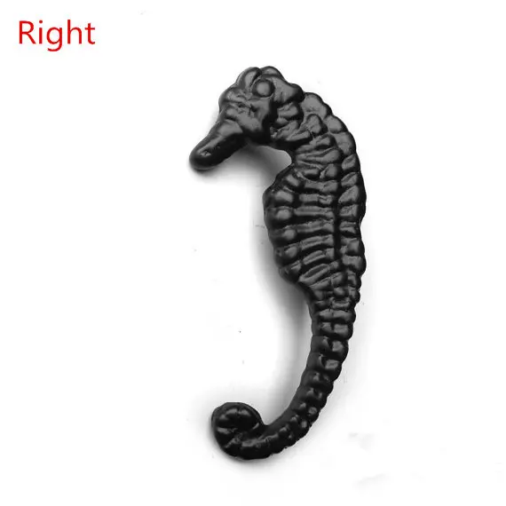 Pair Of Seahorse Drawer Pulls Handles Knobs Unique Kitchen Cabinet