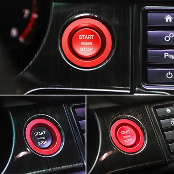

Parts Switch Button Cover Trim Protector Red Keyless Start For Land Rover & Jaguar