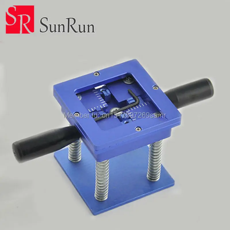 

BGA Rework Reballing Station with Handle 90mm x 90mm Stencils Template Holder Jig IC quickly locate planting ball table