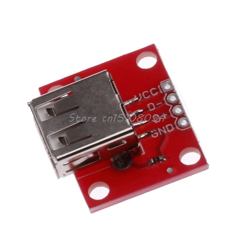 

USB Female Power USB Type A Female Module Breakout Breadboard Converter Board S08 Drop ship