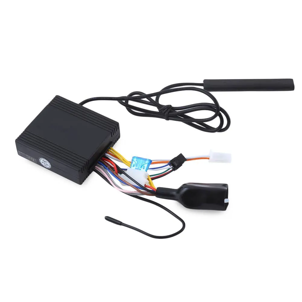 

NTG02P Two Way LCD Motorcycle Alarm System PKE Keyless Entry Auto Lock Unlock Remote Central Kit with GPS Precise Locating