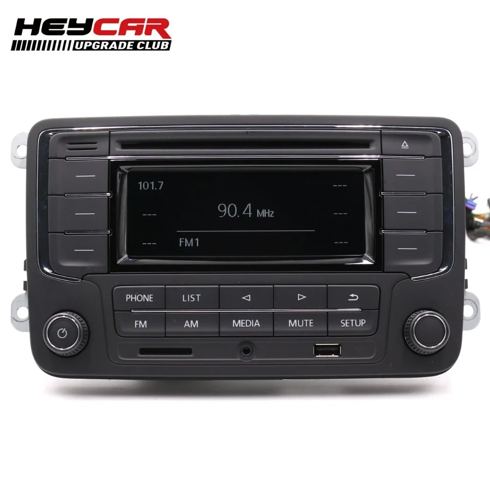 Используется RCN210 Bluetooth MP3 USB плеер CD MP3 радио для VW Golf 5 6 Jetta Mk5 MK6 Passat B6 CC B7 56D 035 185 E/56D035185E