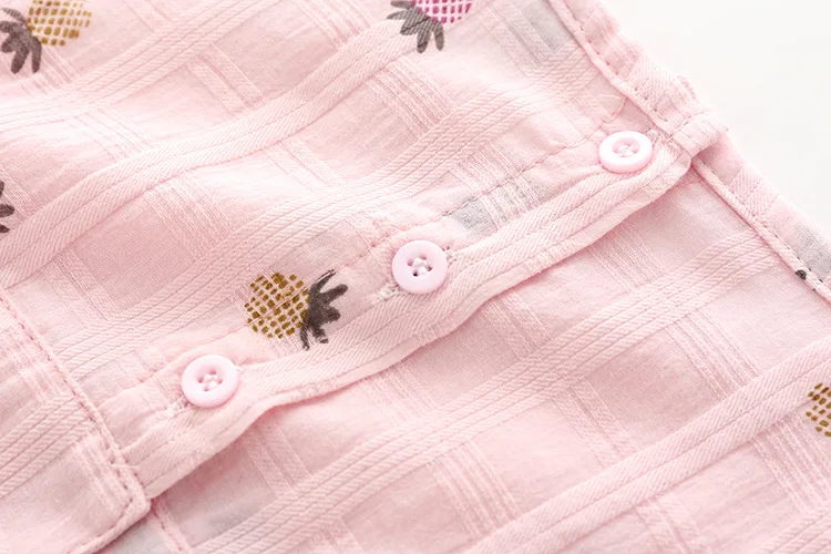Verão Recém-nascido Bebê Macacão Voar Manga Algodão Crianças Roupas Menina 0-24 Meses Topos 2020 Mãe 10 Cheap Macaquinho