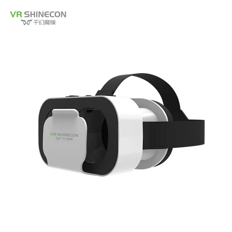 VR SHINECON BOX 5 Mini VR Glasses 3D Glasses Virtual Reality Glasses VR Headset For Google cardboard Smartp 