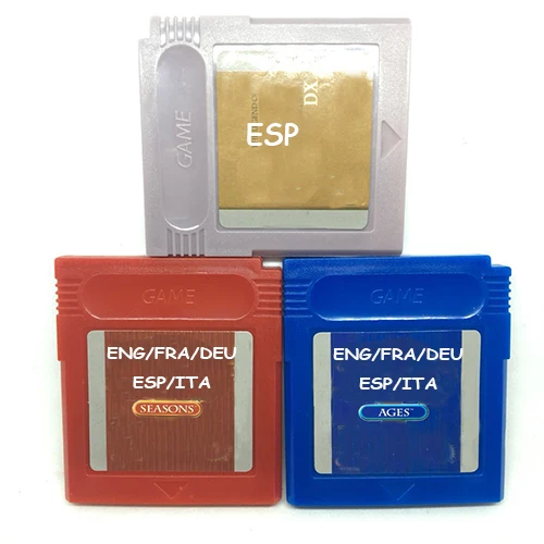 

Spanish/French/English/Germany/Italy Language Legend Link's Awakening/Seasons/Ages Cartridge for 32Bit Console