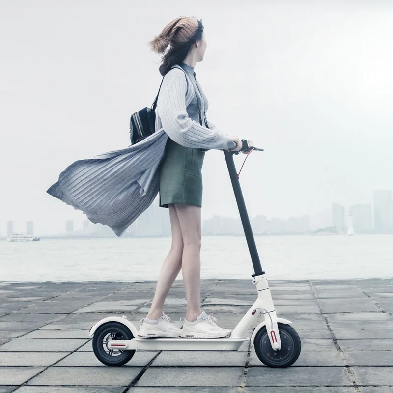 XiaoMi Mijia умный электрический скутер с батареей, Электрический скейт для взрослых, складной велосипед, мини-мотор, скутер, руль