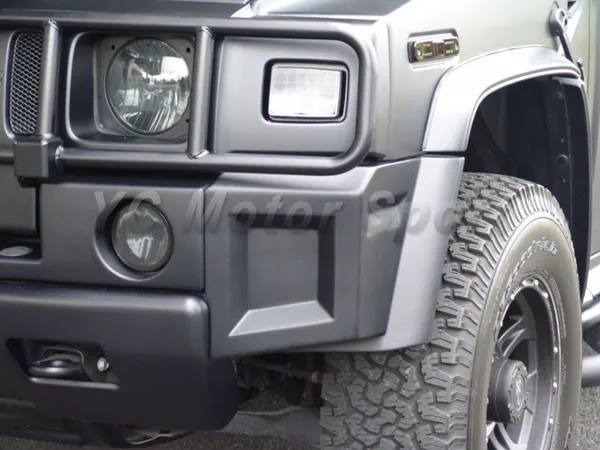 2003-2009 Hummer H2 Branew Style Front Corner Spoiler FRP (6)