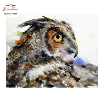 

Golden Panno,DIY Needlework Counted Cross Stitch Set Embroidery Kit 14CT 11CT animal Eagle Pattern Cross-stitch 08