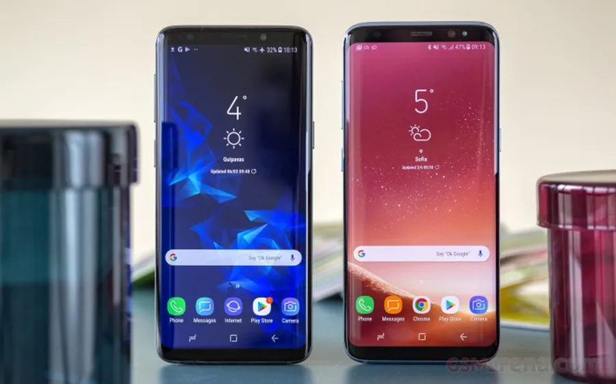 Samsung Galaxy S9 Duos G960FD, две sim-карты,, LTE, Android, мобильный телефон, четыре ядра, 5,8 дюймов, 12 МП, 4 Гб ram, 64 ГБ rom, NFC Exynos 9810