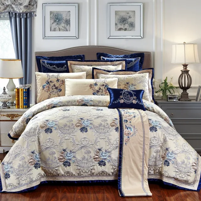 Special Price Oriental Embroidered Jacquard Luxury Wedding Royal Bedding Sets King Queen Size Cotton Bedspread Duvet Cover /Pillowcases Sets Special Price Oriental Embroidered Jacquard Luxury Wedding Royal Bedding Sets King Queen Size Cotton Bedspread Duvet Cover /Pillowcases Sets