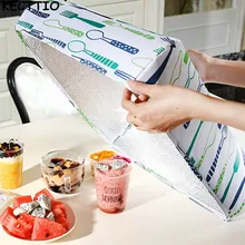 1 шт. крышки для пищевых продуктов, сохраняющие тепло, Овощная крышка, Складная крышка из алюминиевой фольги, посуда, изоляционная кухня Cozinha Criativa, пищевая крышка, сетки