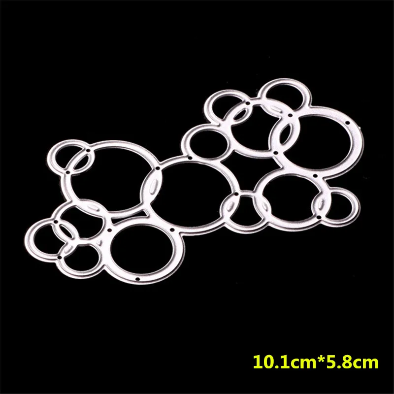  Chain Circle Cutting Dies For Scrapbooking Decor Paper Card Festival Invitation Steel Stencil Mold  - 32891390931