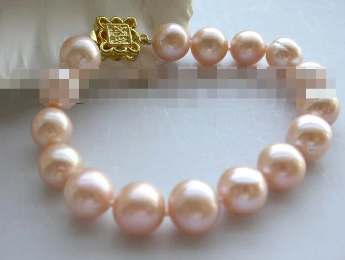 

Hot selling>@@ > 09559 Pink ROund Pearl Bracelet -Bride jewelry free shipping