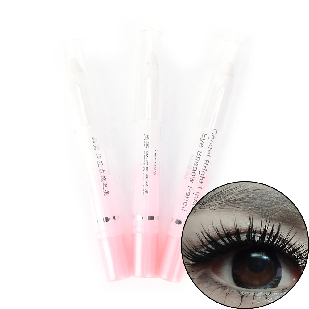

Luminous Pearl White EyeShadow Pencil Eyeliner Cosmetic Pen Make Up Glitter Eye Liner Beauty For Women Girls Beauty