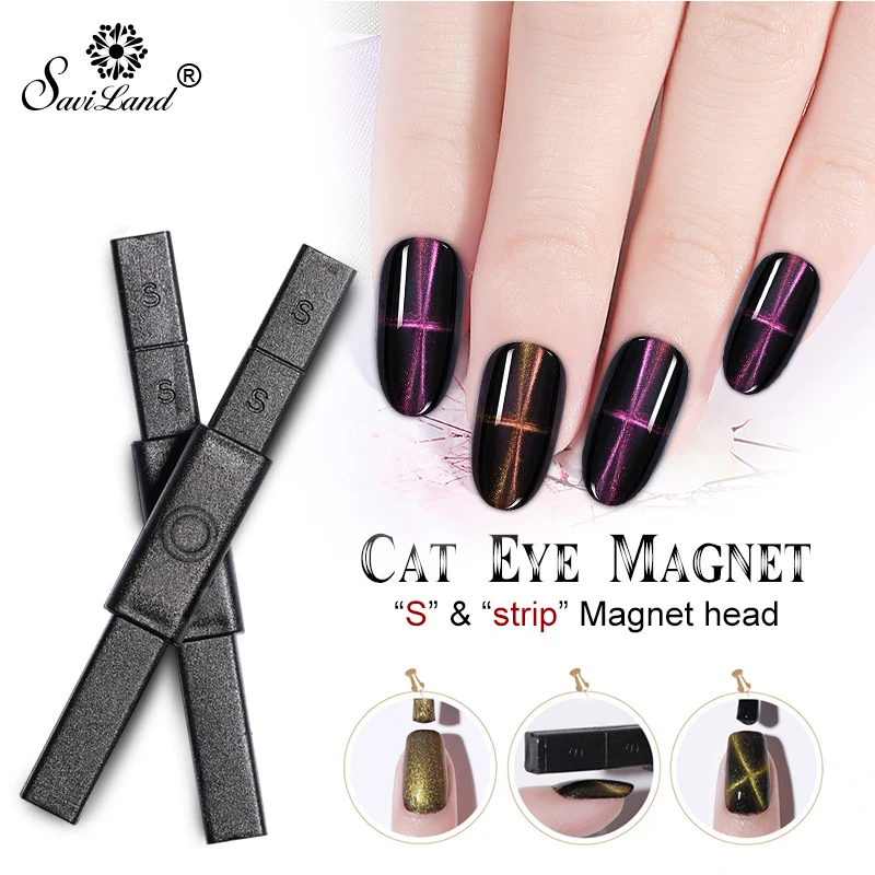 

Saviland Magnetic Stick Multi-funcation Magnet for Cat Eye UV Gel Polish Manicure Design Nail Art Accessories Tools