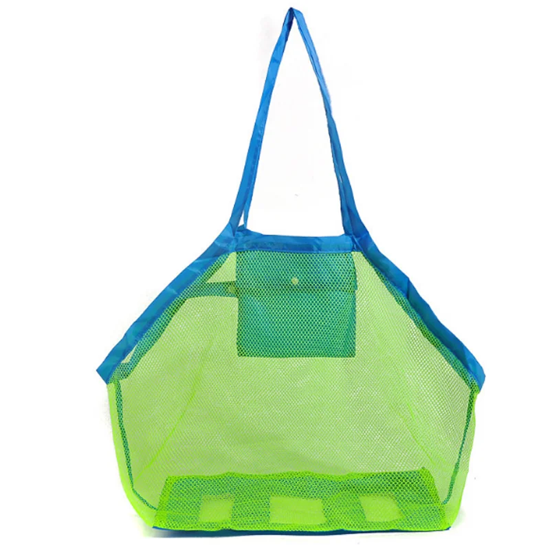 Детские море хранения сетки сумки для детей Портативный Детские пляжные игрушки для песка одежда в сеточку полотенца игрушечные рюкзаки