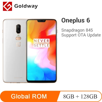 

Original Oneplus 6 8GB 128GB Snapdragon 845 Octa Core AI Dual Camera 20MP+16MP Face Unlock Android 8 Smartphone Mobile phone