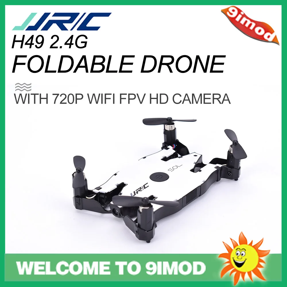 JJRC H49 2 4G 720P Wifi FPV HD камера ультратонкий складной Дрон с 3D флипс металл