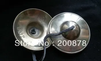 

TBC867 Tibetan White Metal Copper Buddhist OM Cymbal Bell,75mm, Wholesale Tibetan Buddhist Things