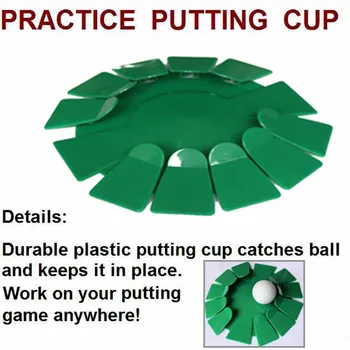 

Andux Golf Practice Putting Cup Golf Putter Training Aid Indoor/Outdoor Golf Accessories DB-02