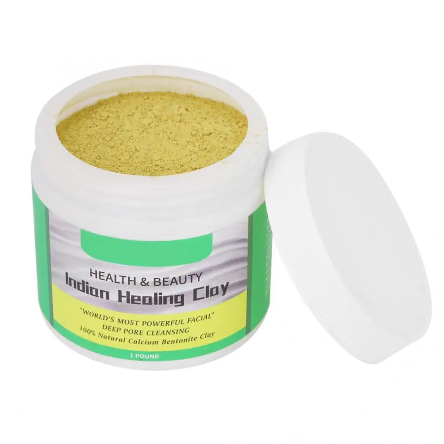 

453.6g Natural Bentonite Detox Clay Face Mask Powder Body Pore Cleansing Facial Mask Powder Skin Care