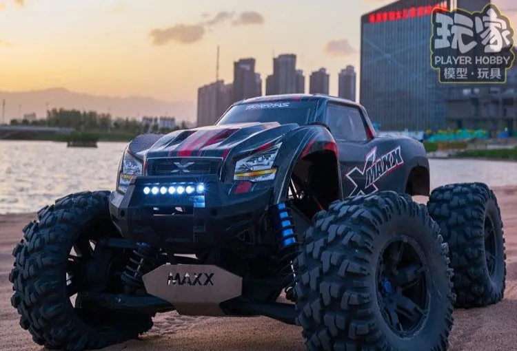 Traxxas xmaxx x-maxx бампер лампа головной светильник 7X5 мм светодиодный с кронштейном лампы