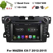 For mazda cx 7 mazda cx7 2din car dvd gps android 5.1 quad core RK3188 with WIFI 3G GPS Capacitive car stereo Car radio car pc
