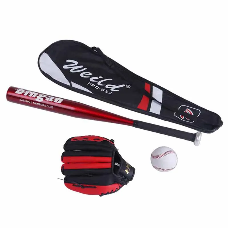 

1Set Sport Soft Baseball Bat Glove and Ball Set 25 Inch Aluminum Alloy Baseball Bat for Children Educational Sports Toys Gift