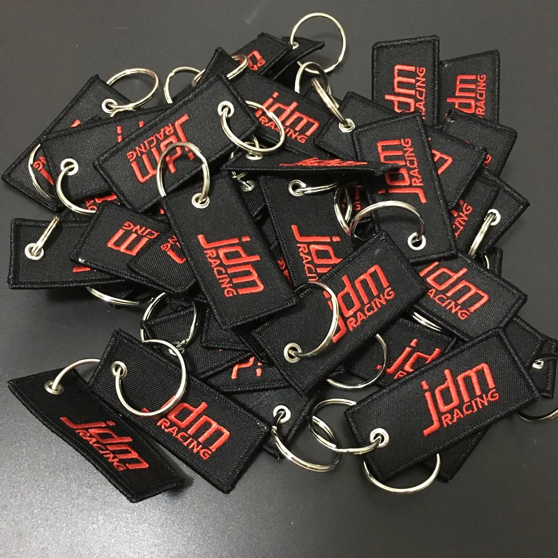 Universal Car logo KEYCHAIN TAG Tuning Key Chain Authentic JDM Keychain DOUBLE SIDED Racing Cell Holders for JDM racing fans