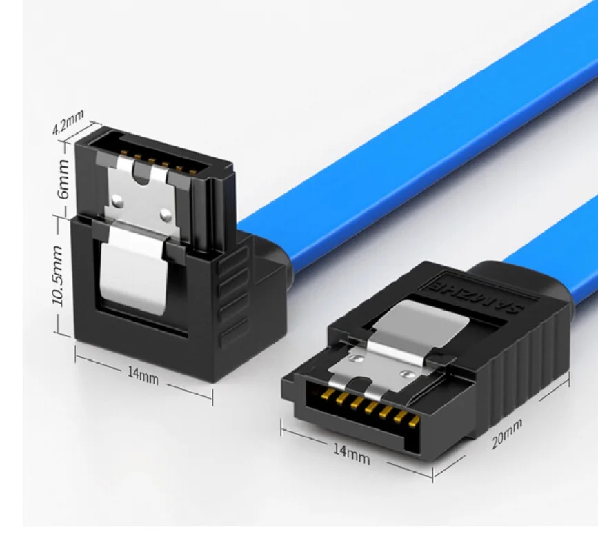 

Sata Cable 3.0 for Computer Connector SSD HDD Straight Right Angle Hard Disk Drive Cable For ASUS Gigabyte Hard drive data cable