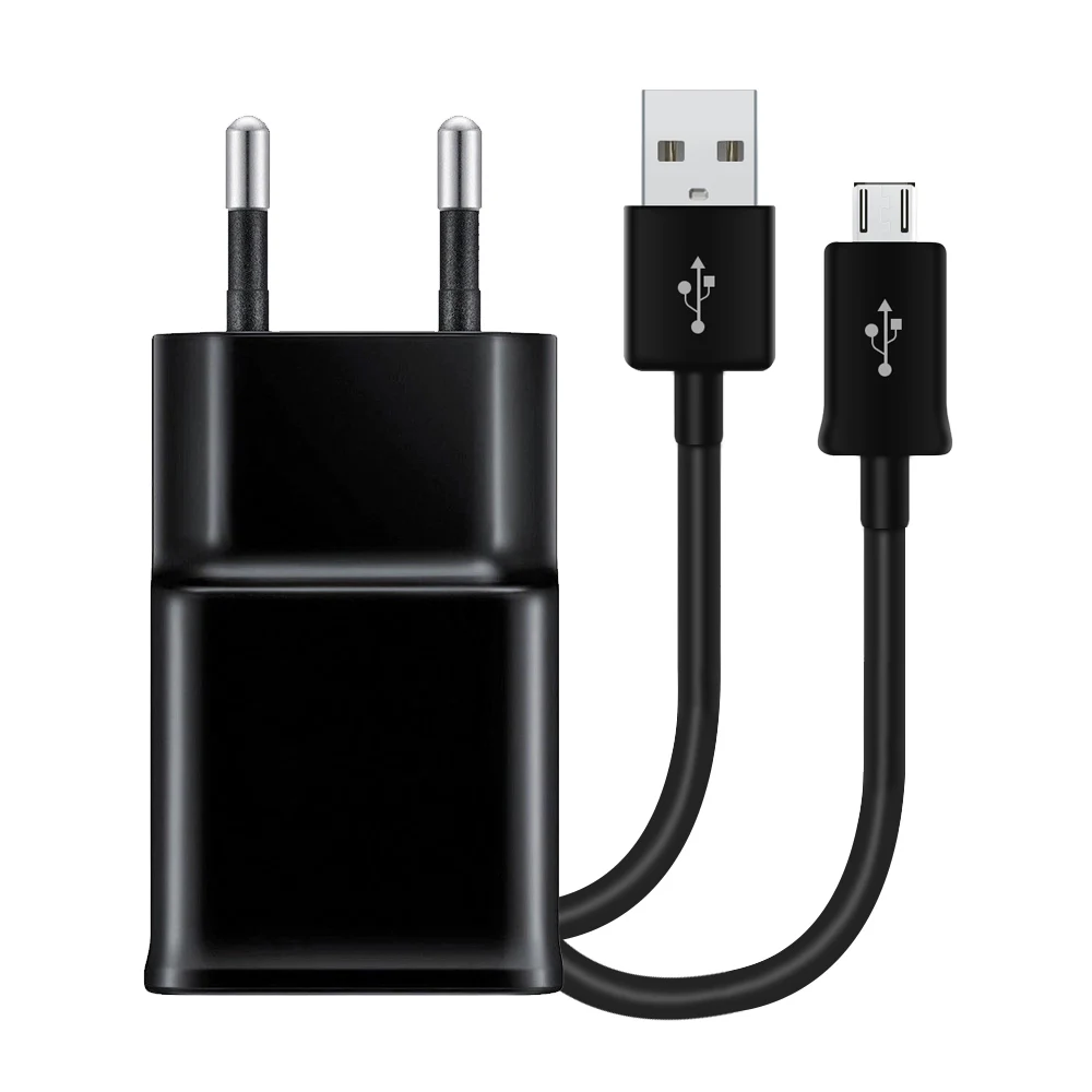 Original for Samsung Travel Wall Charger Charging For Galaxy S6 S78 Edge S5 S4 S3 note 3 2 J7 J5 A9 G530 G850+USB cable | Мобильные