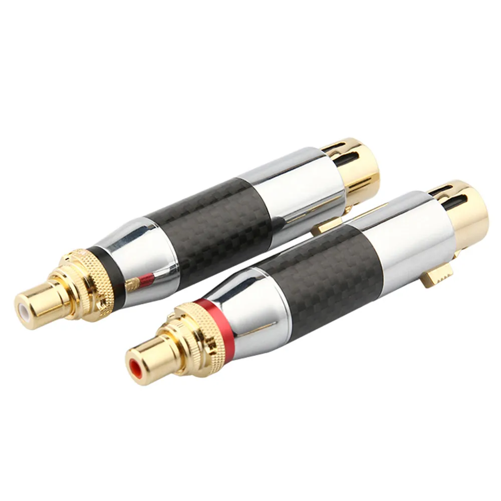 RCA в XLR аудио конвертер штекер гнездо 3 контактный разъем адаптер соединения